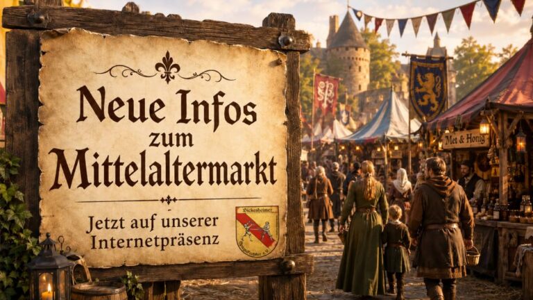 Neue Infos zu unserem Mittelaltermarkt